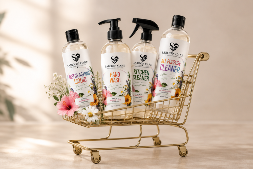 saboon care product shopping cart